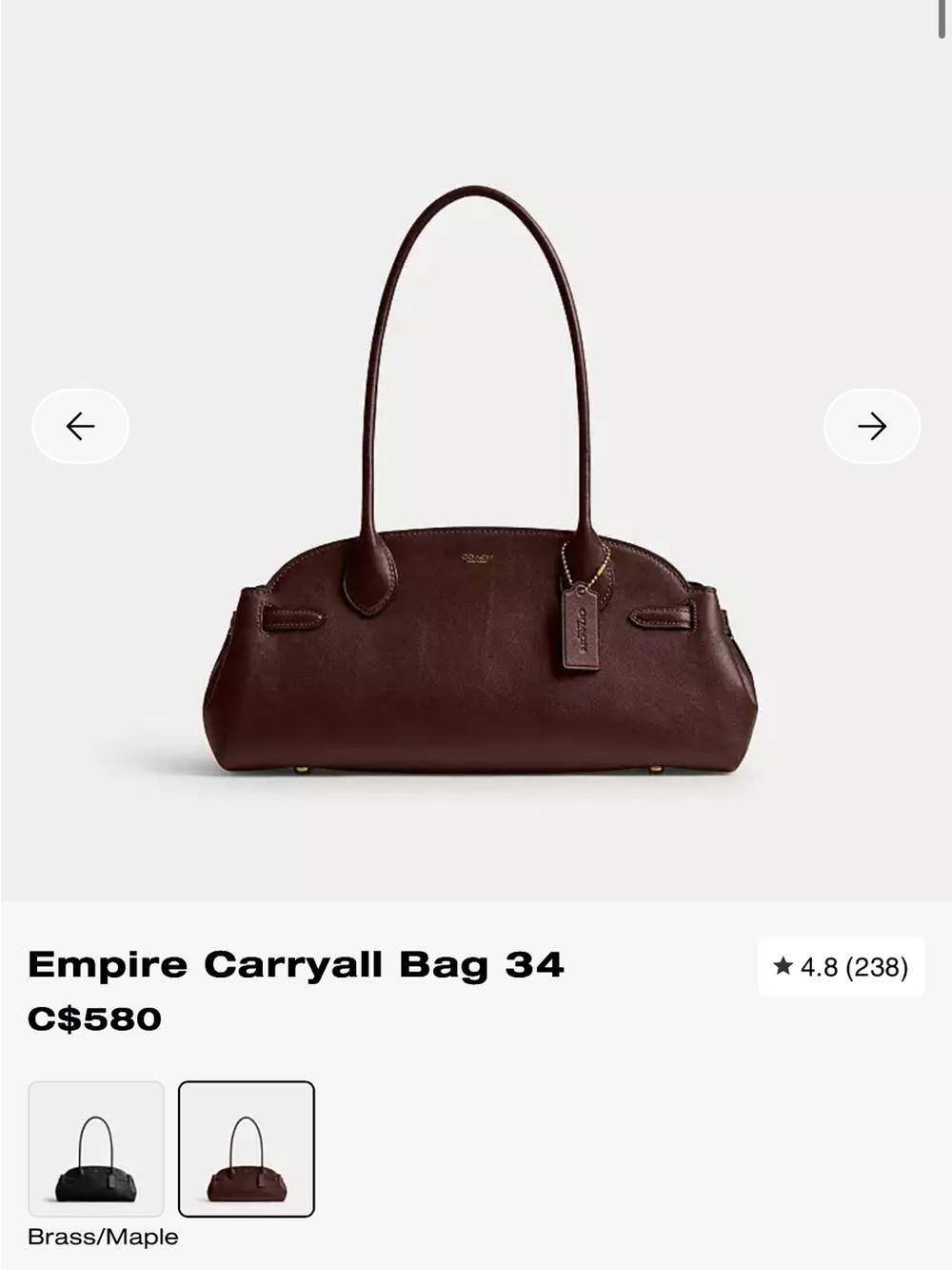 Coach Empire Carry All Bag